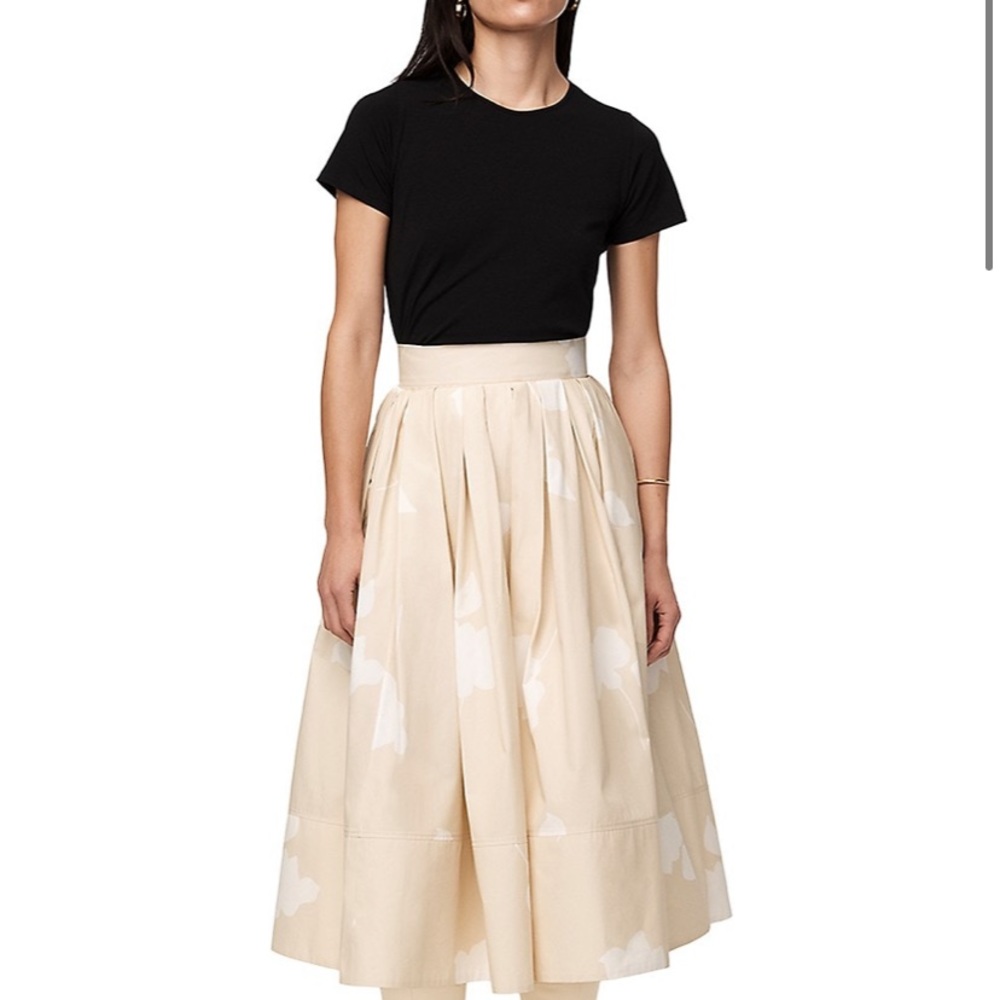 Another Tomorrow Gathered Circle Skirt